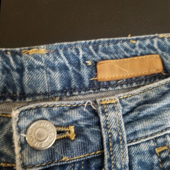 Anthropologie Pilcro The Breaker Barrel Leg Jeans Womens Size 25 - Picture 5 of 13